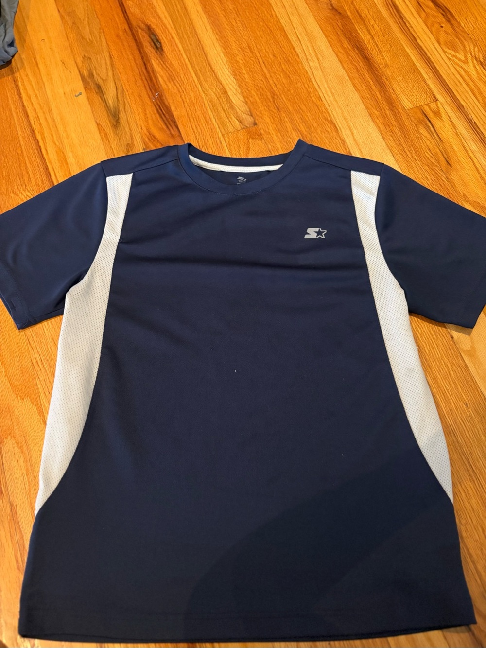 STARTER Navy and White Performance Sport Tee